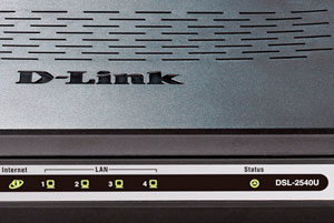 Параметры D-Link DSL 2540u